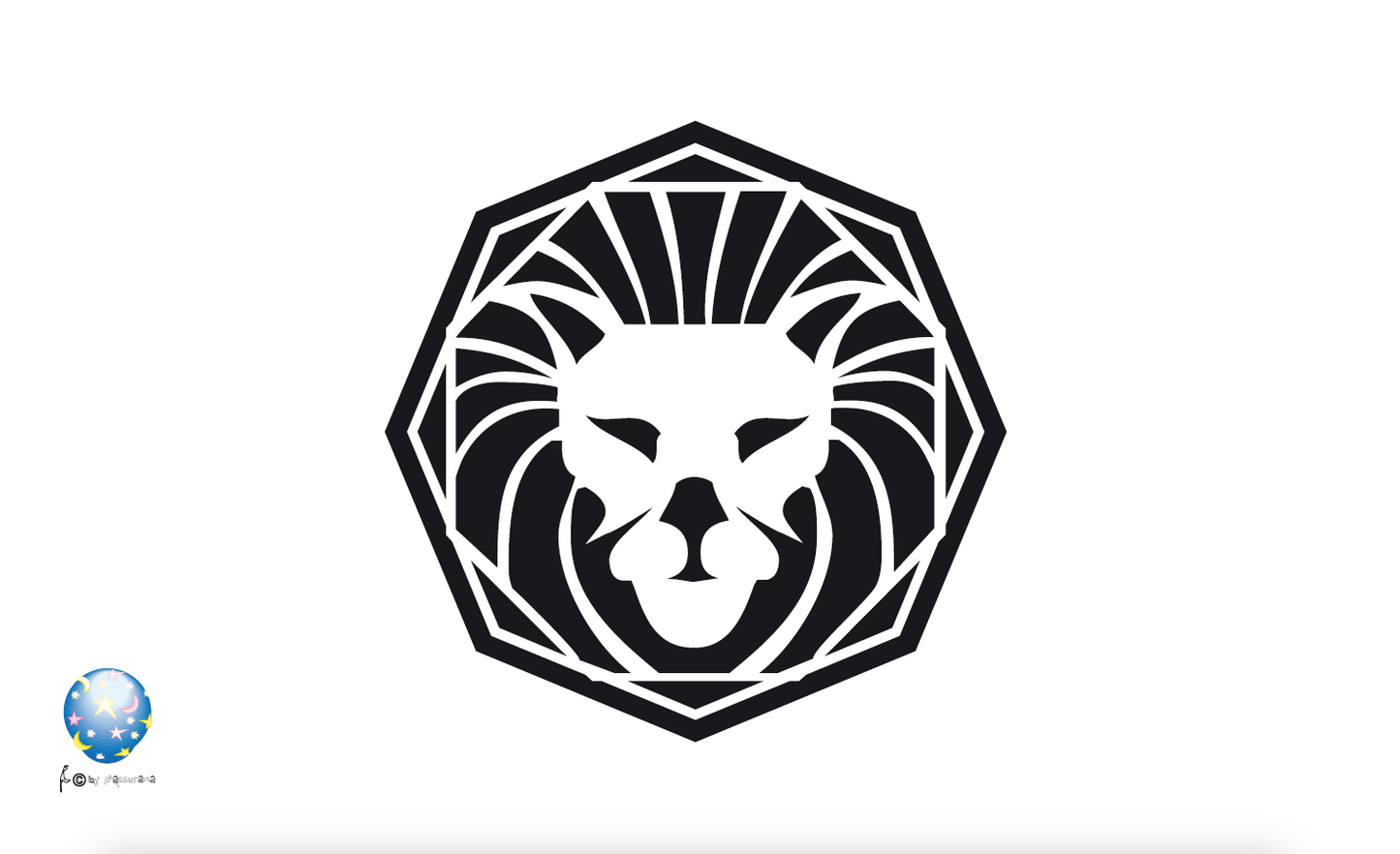 Löwe Sternzeichen-Flagge