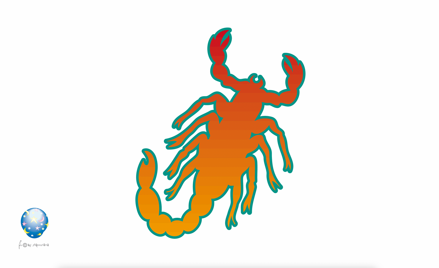 Scorpion Sternzeichen-Flagge,Sternendeuter,Astrologie