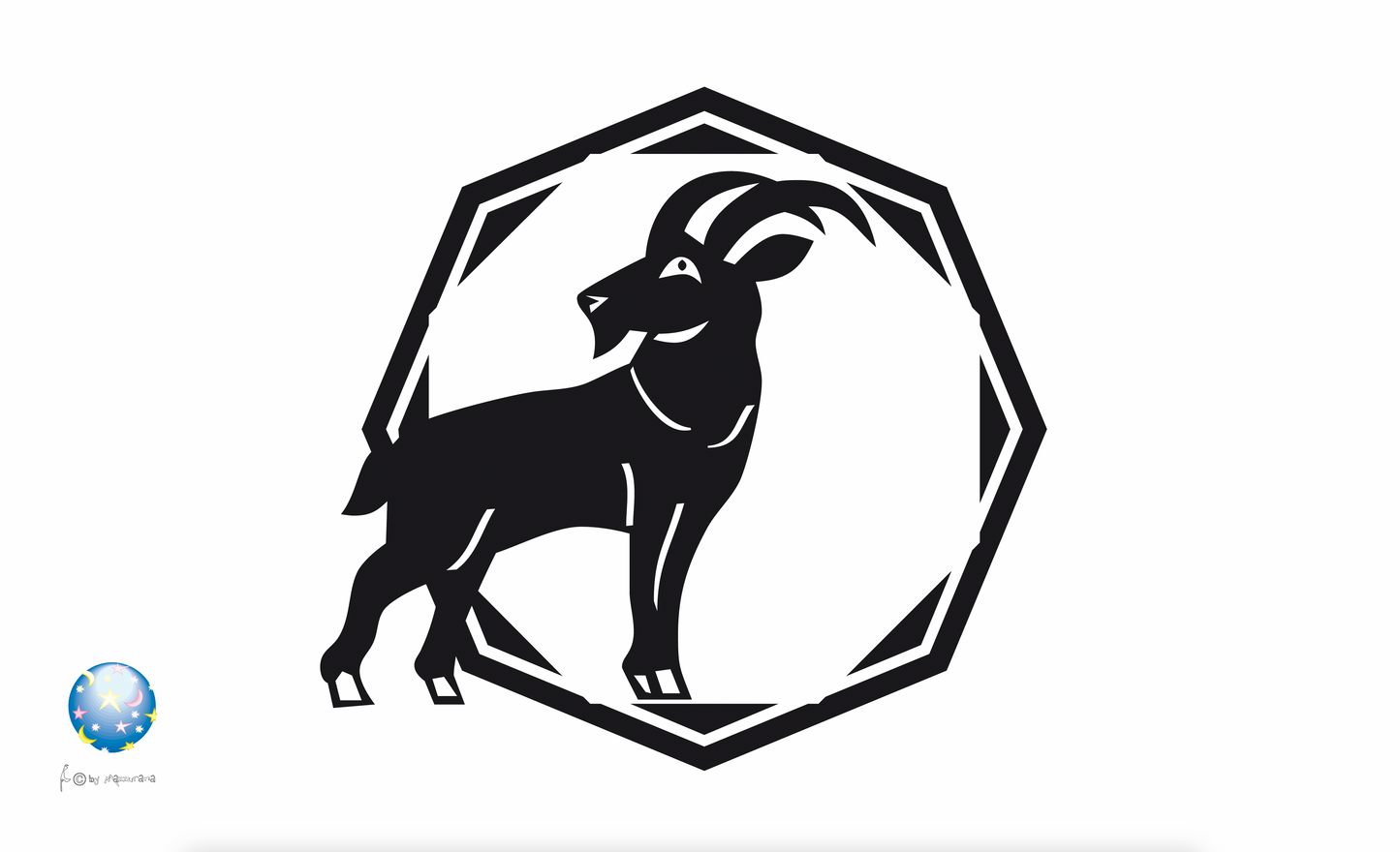 Steinbock Sternzeichen-Flagge,Sternendeuter,Astrologie