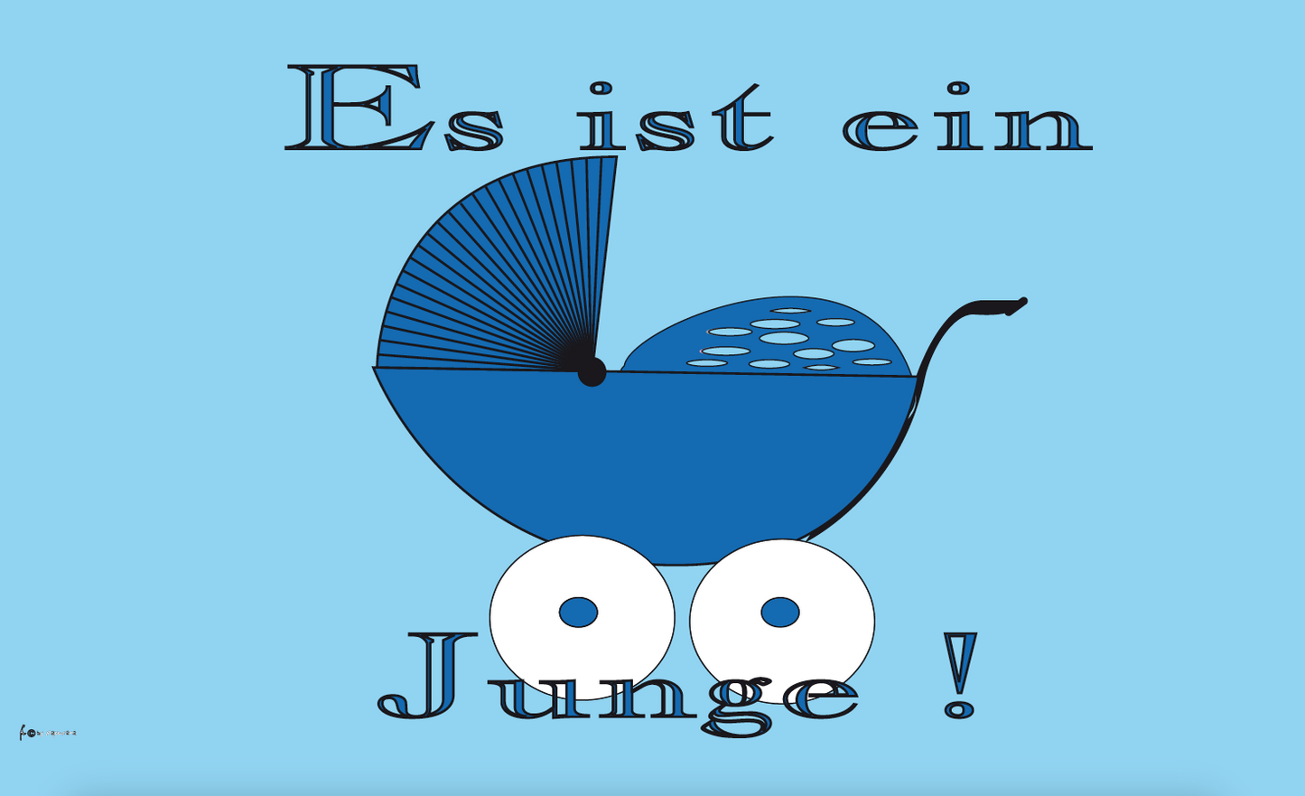 Es ist ein Junge-Flagge, Spassfahnen, Fantasiefahnen, Kinderfahnen