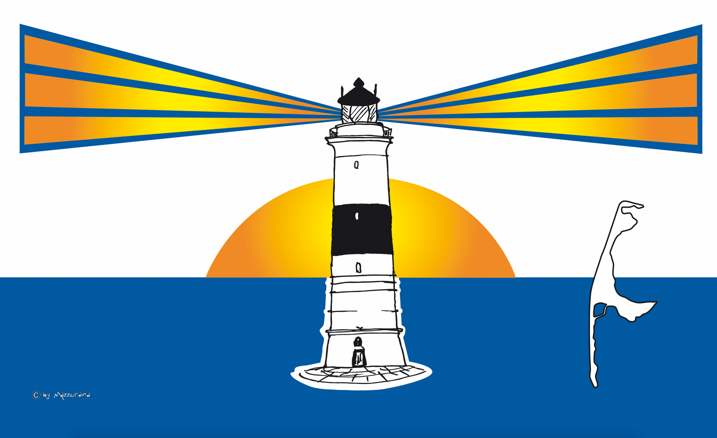 Leuchtturmflagge Sylt – Maritimes Statement mit Küstencharme