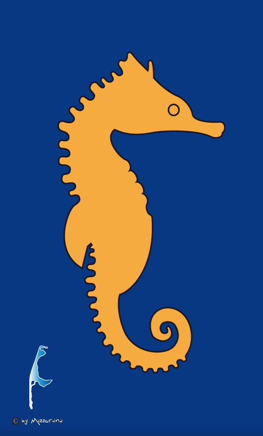 Seepferdchen-Flagge Sylt – Maritime Eleganz trifft Nordsee-Charme