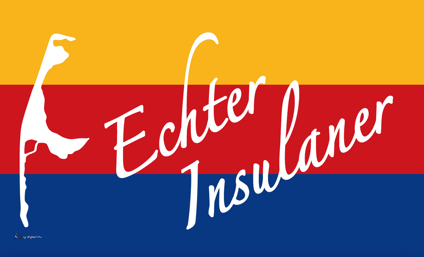 „Echter Insulaner“ Syltflagge – Stolz auf Heimat zeigen