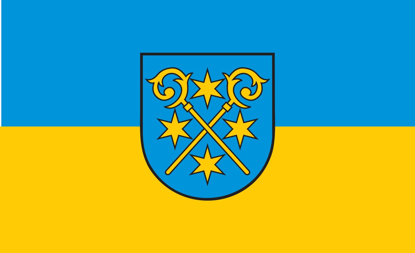 Bischofswerda Flagge, Sachsen