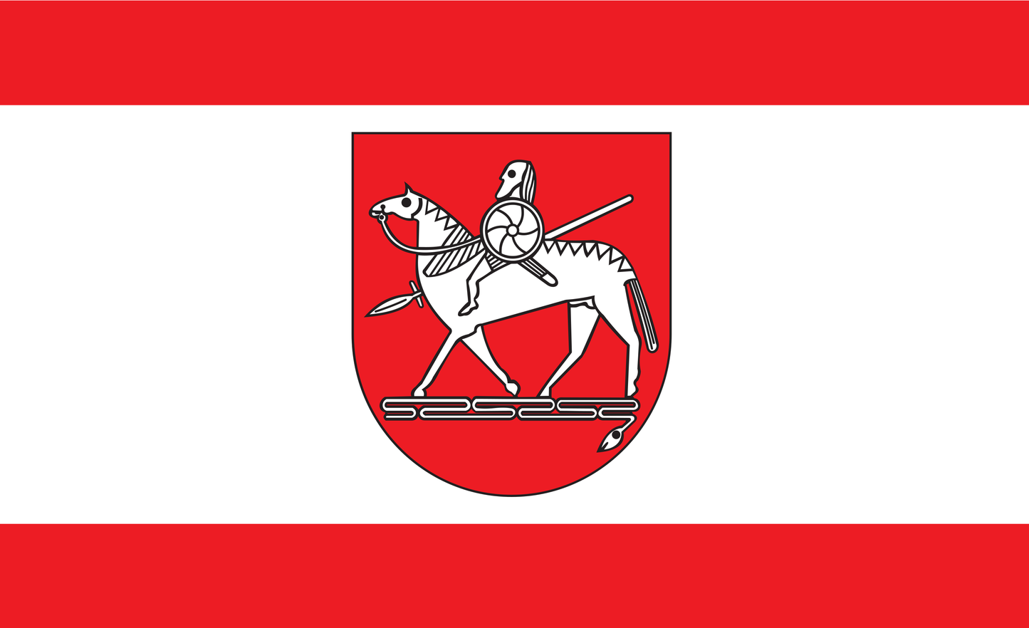 Börde district flag, Saxony