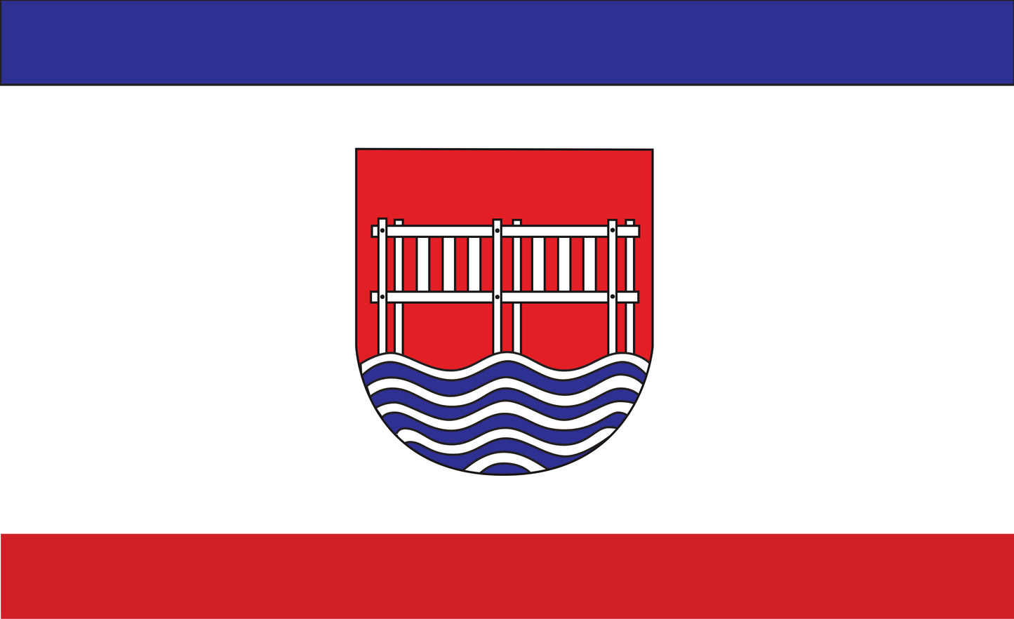 Bredstedt Flagge, Schleswig-Holstein, Städteflagge, Gemeinden