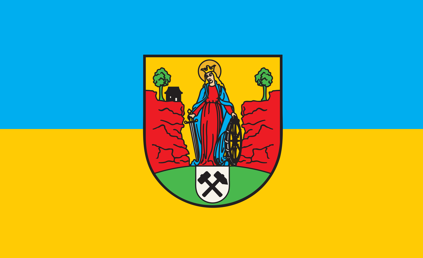 Buchholz Flagge, Sachsen