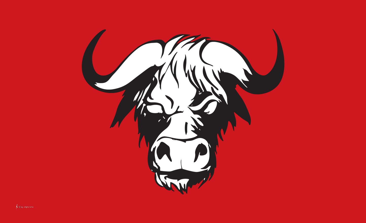 Büffel-Flagge,Tierflaggen,Tierzüchter-Flaggen