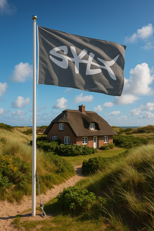 Sylt-Fisch © Grau - Flagge