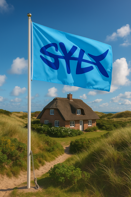Sylt-Fisch © Hellblau - Flagge