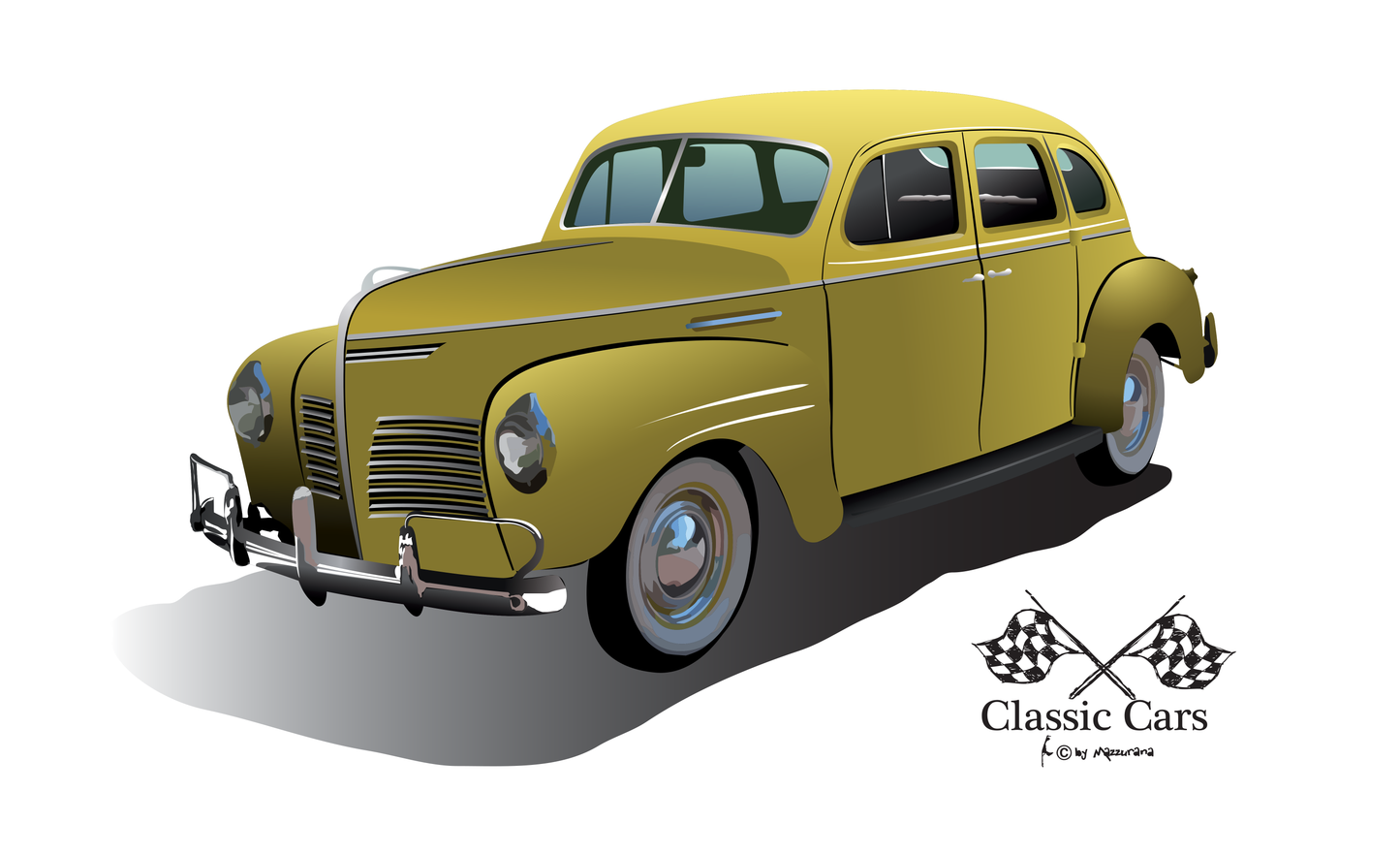 Classic Cars 123, Autoflagge, Autofahne, Auto, Autofahne, Autoflagge, Oldtimer