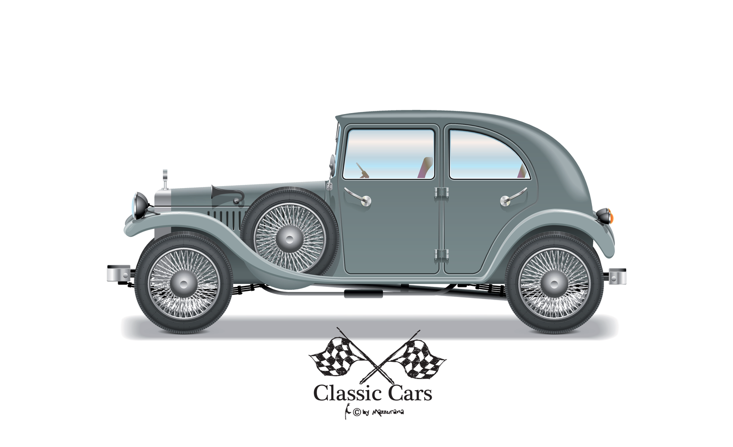 Classic Cars 102 flag, car, car flag, car flag, classic car