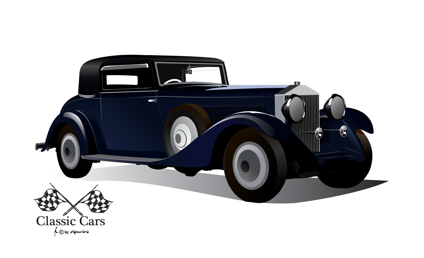 Classic Cars 171, Autoflagge, Autofahne, Auto, Autofahne, Autoflagge, Oldtimer