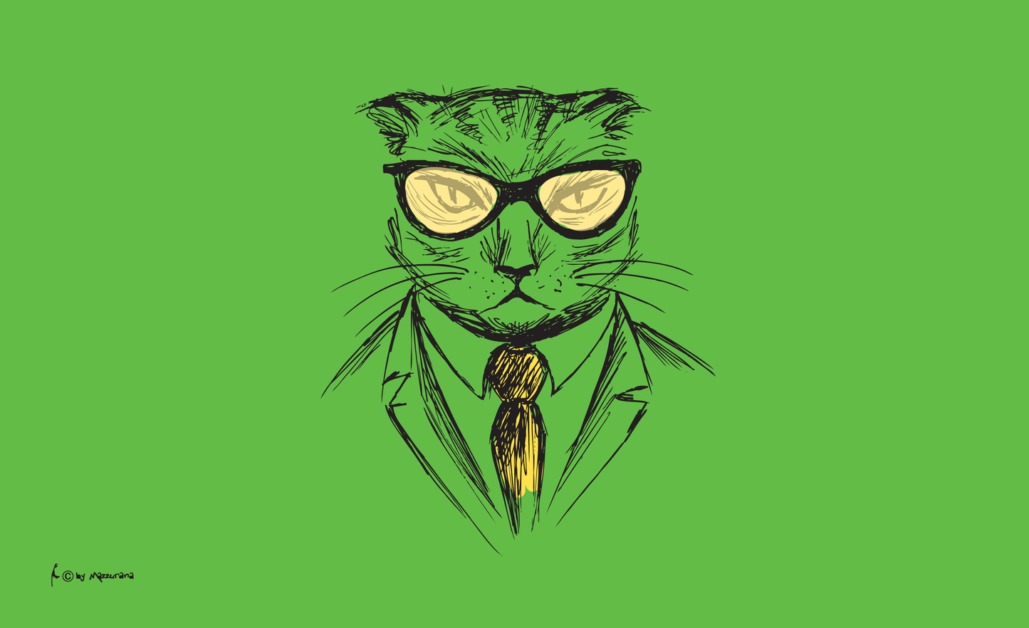 Cool Cat Flagge, Katzenfahne