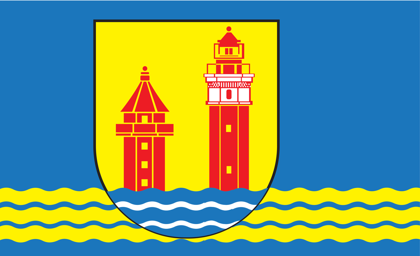 Dahme Flagge, Schleswig-Holstein