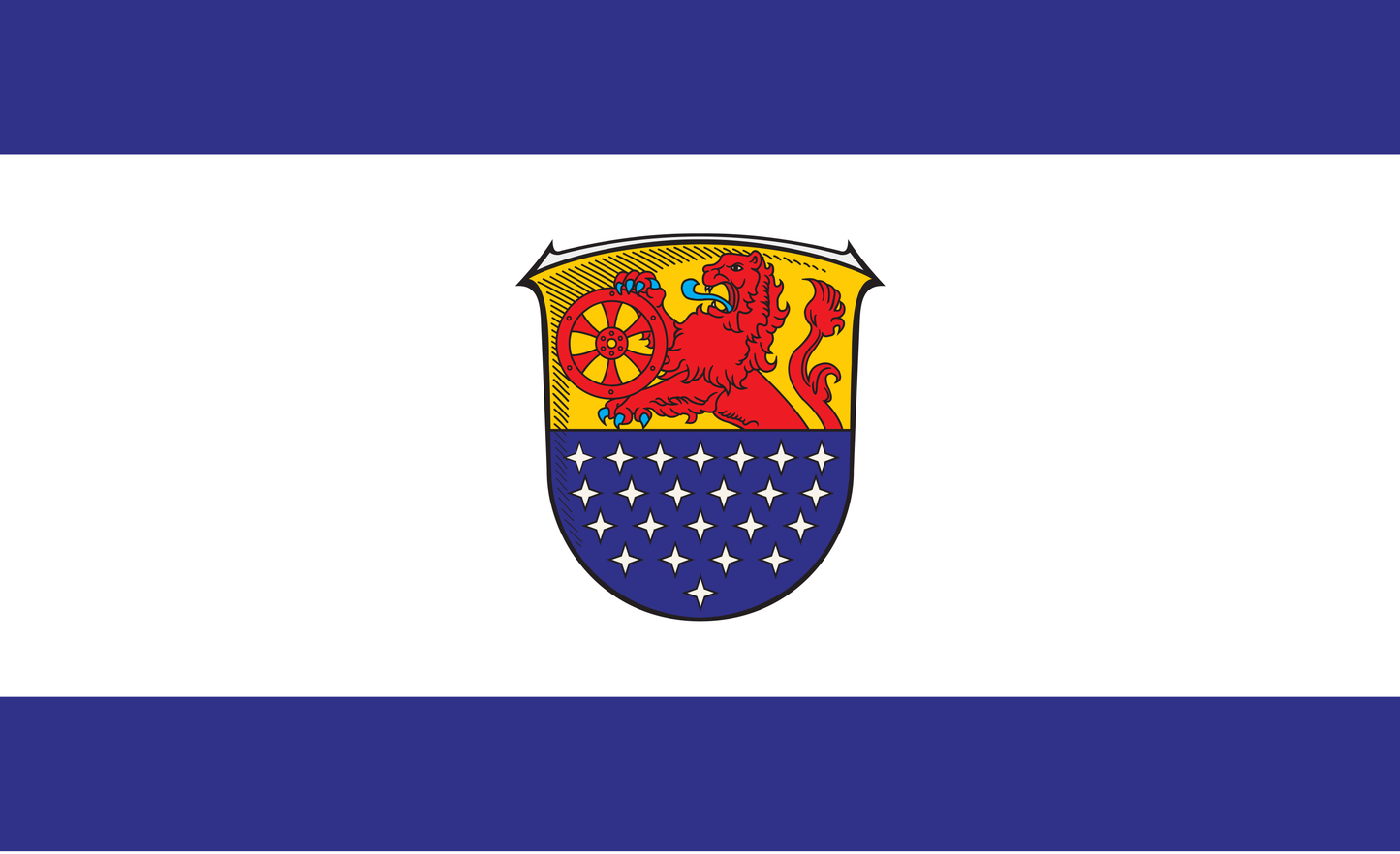 Darmstadt-Dieburg Flagge, Hessen