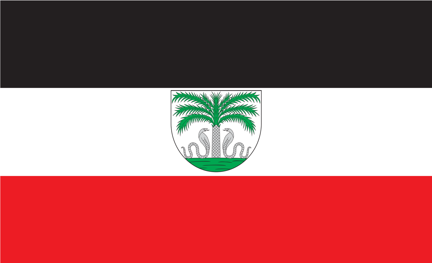 Deutsch Togoflagge, ehem. Deutsche Kolonie 1914 F
