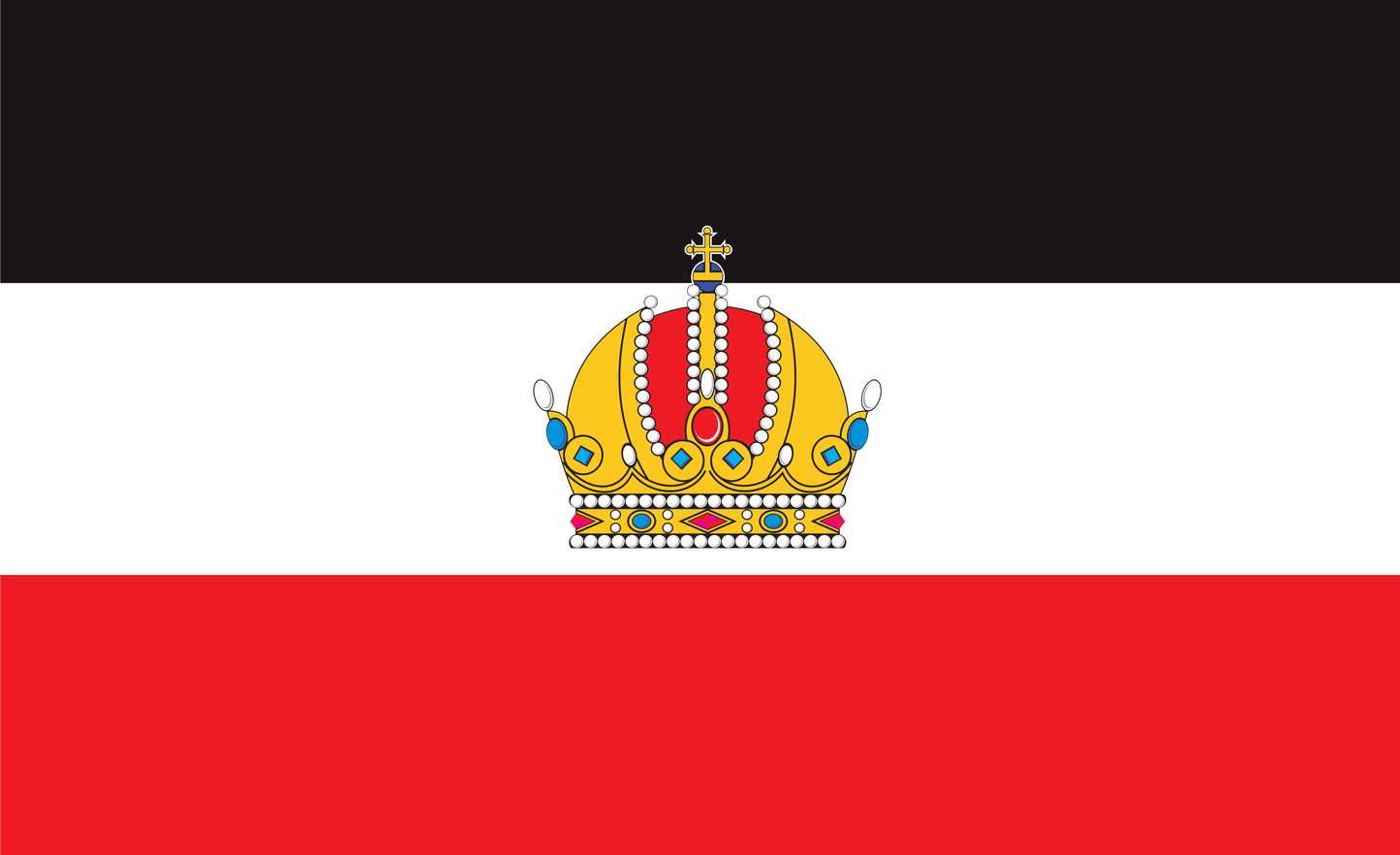 Deutsche Kayserkrone Flagge, Deutschland