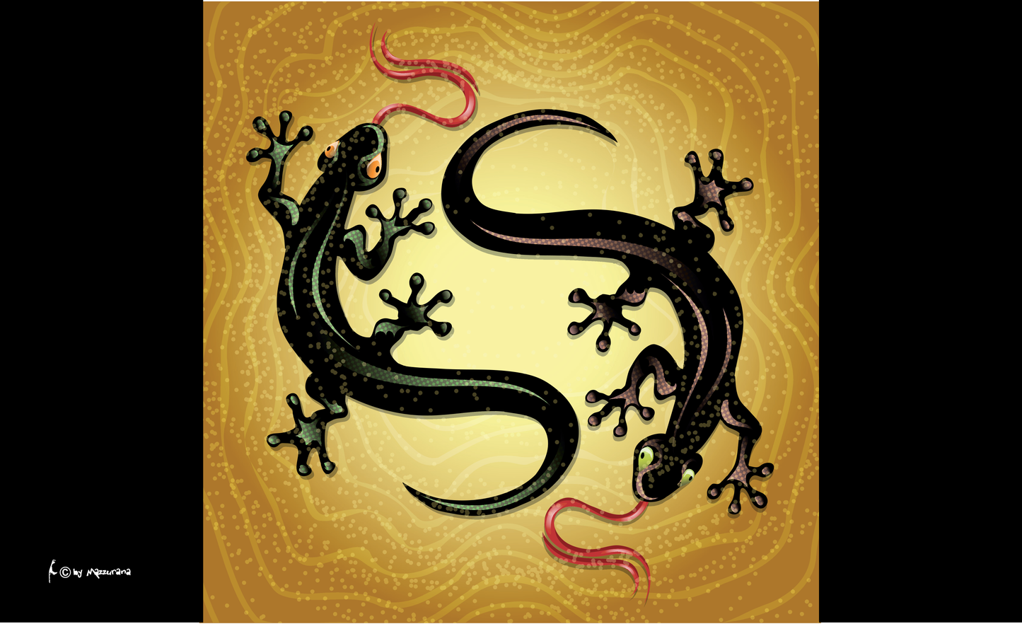 Eidechsen Flagge, Tierflaggen