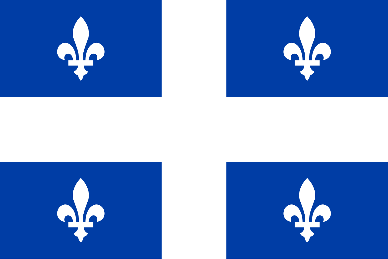 Quebec Flagge – Provinz Quebec, Kanada