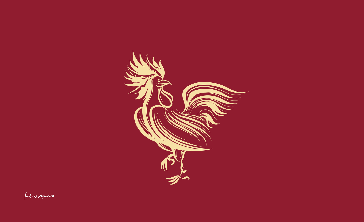 French Hahn Flagge, Huhn, Geflügelzüchter Flagge