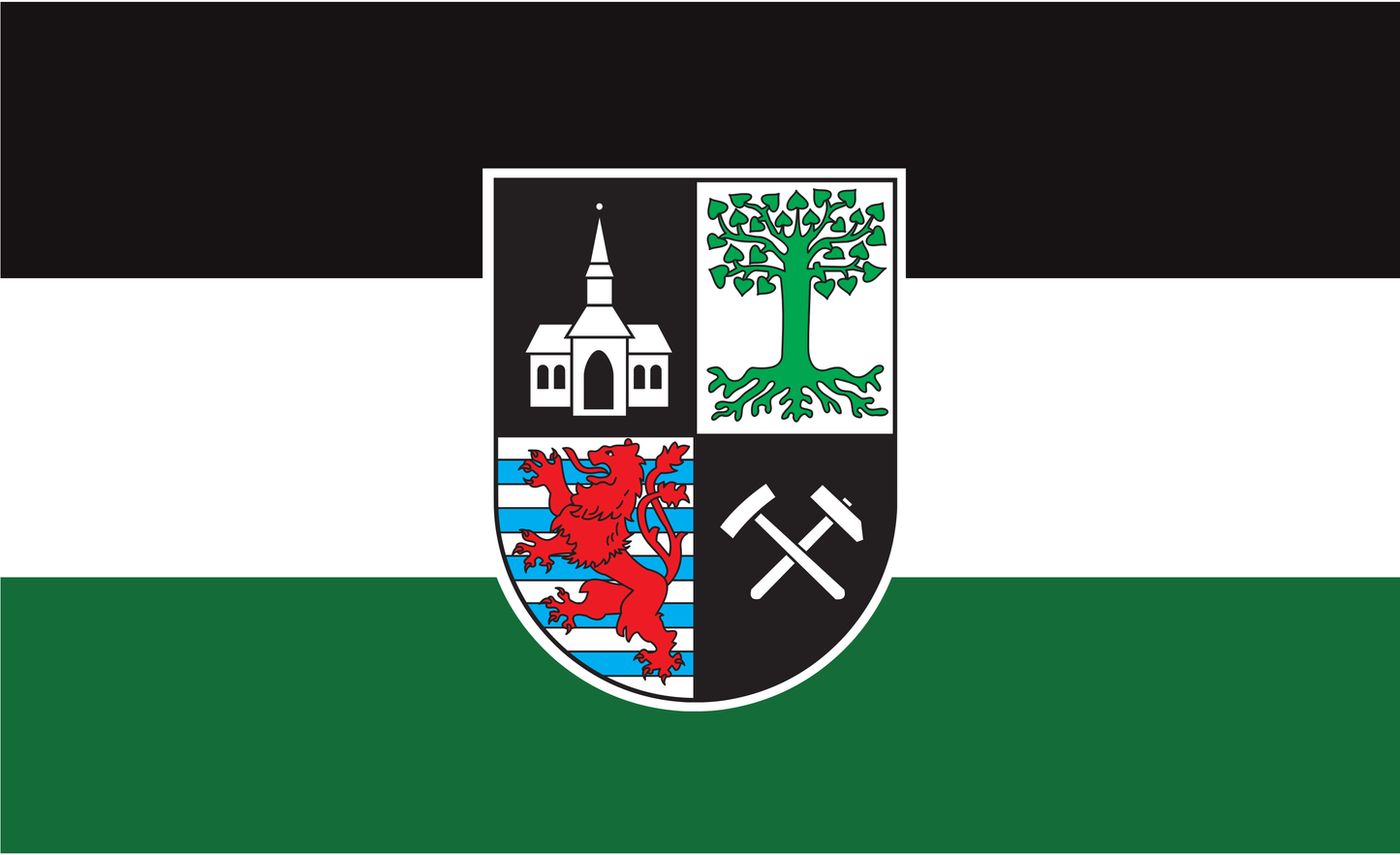 Gelsenkirchenflagge, Nordrhein-Westfalen, Städteflagge, Gemeinden