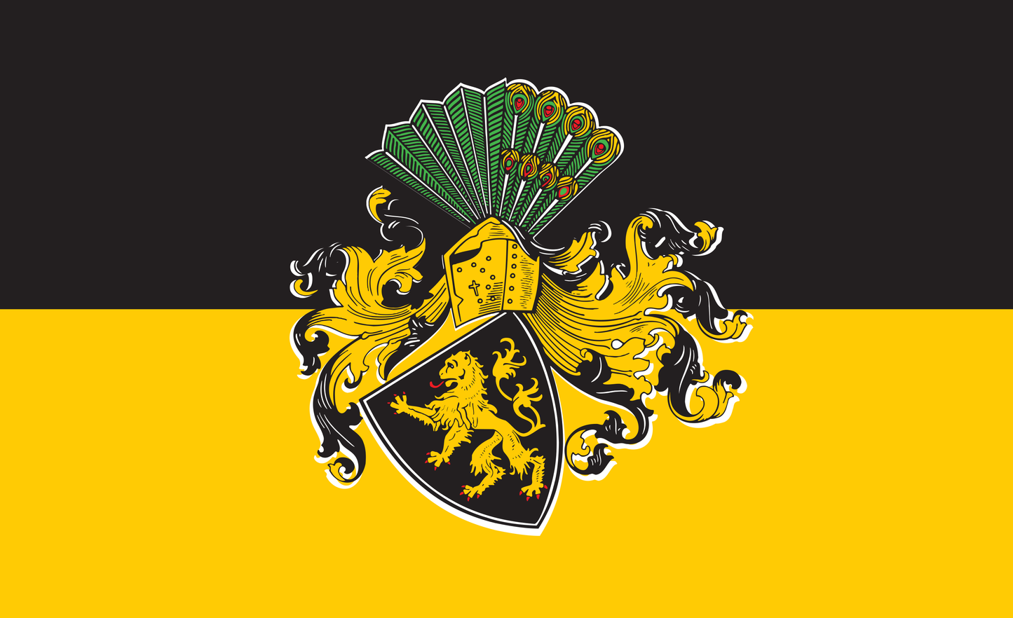 Gera Flagge, Thüringen