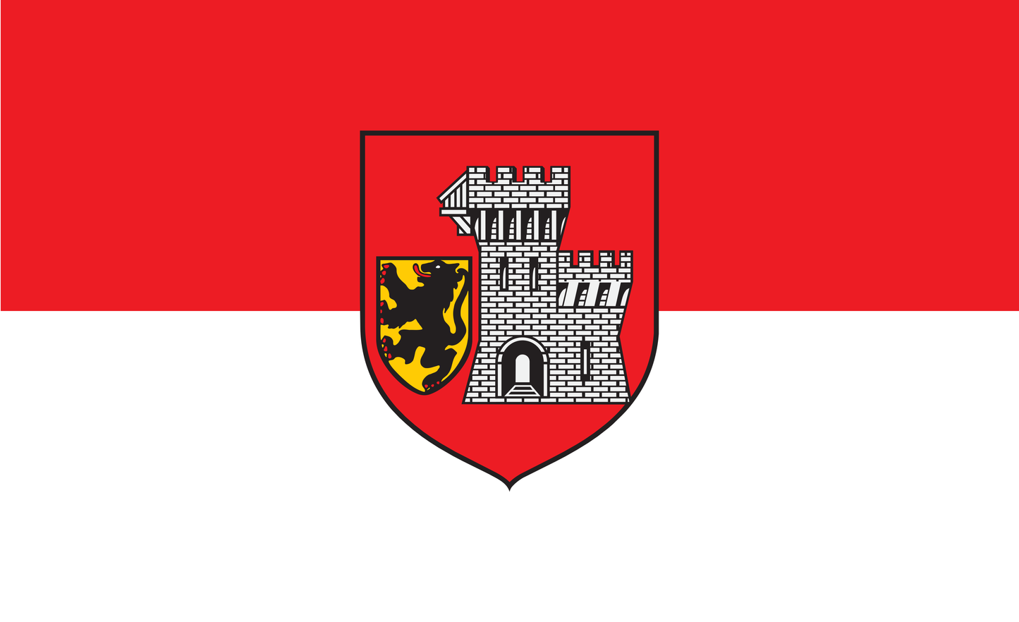 Grevenbroich Flagge, Nordrhein Westfalen