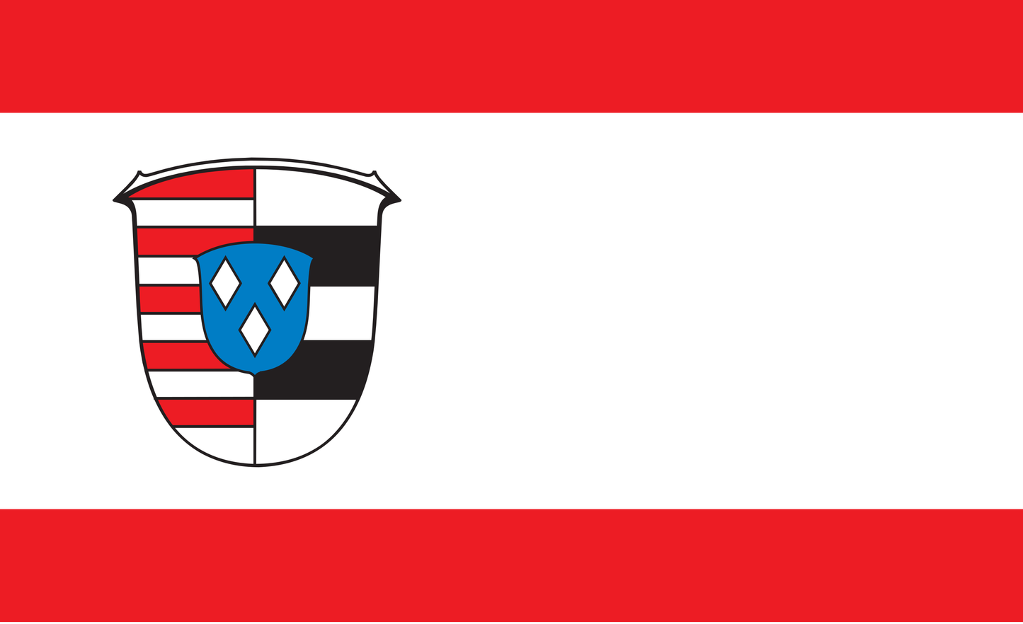 Groß Gerau Flagge, Hessen
