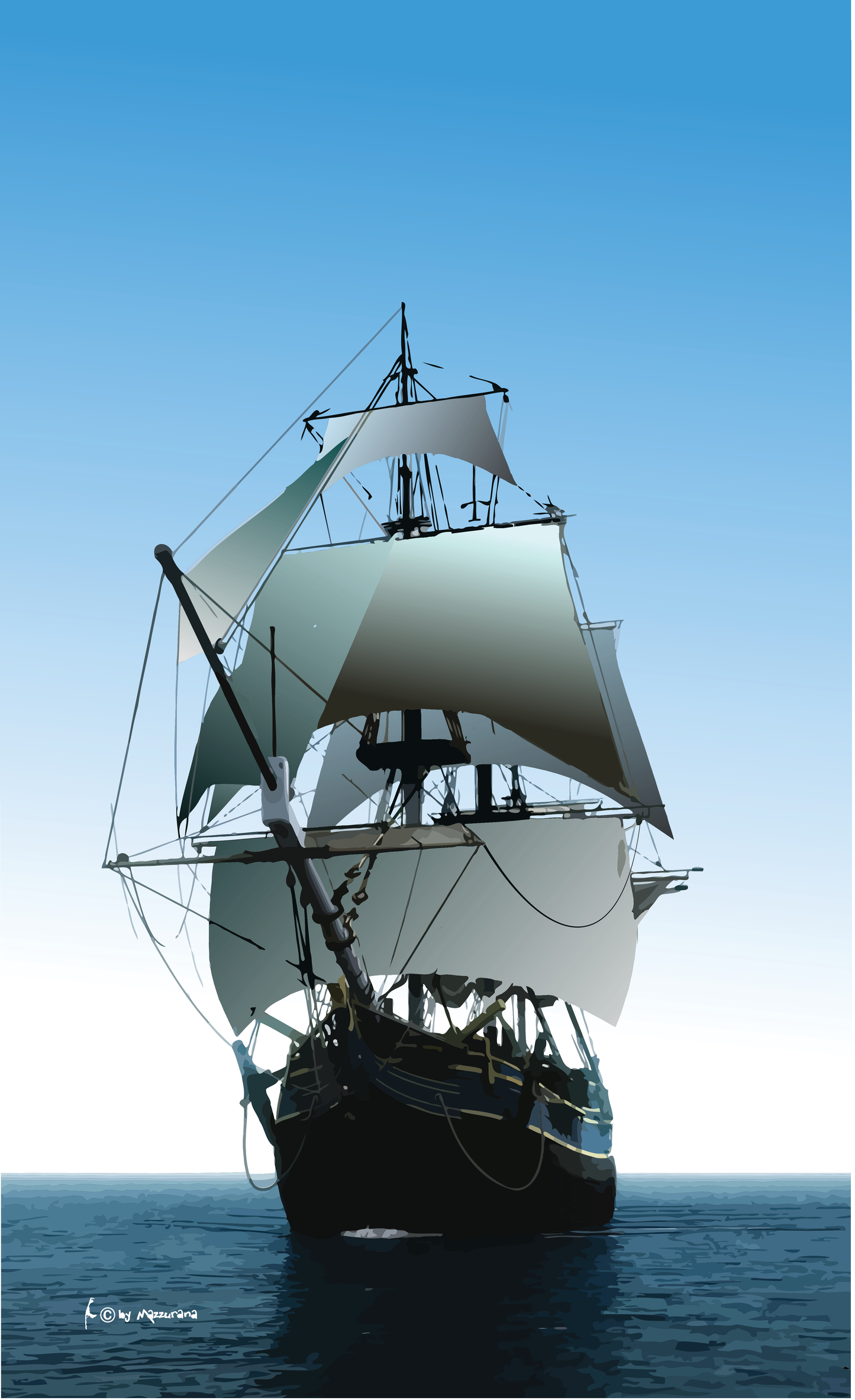 Großer Segler Flagge