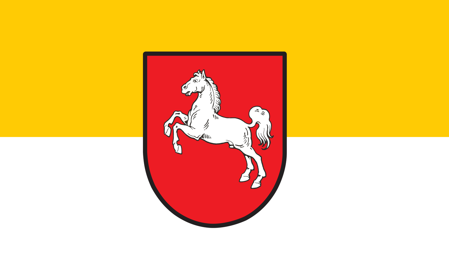 Hannoverflagge, alt, Deutschland, Niedersachsen, Gemeindeflaggen