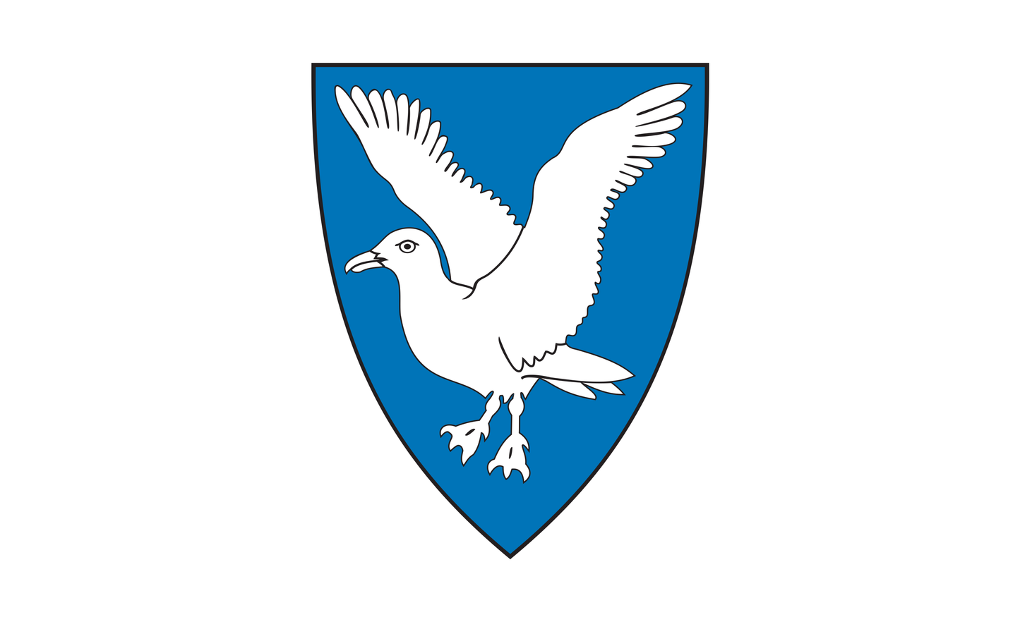 Drapeau Hasvik, Norvège, drapeaux nationaux, drapeaux nationaux