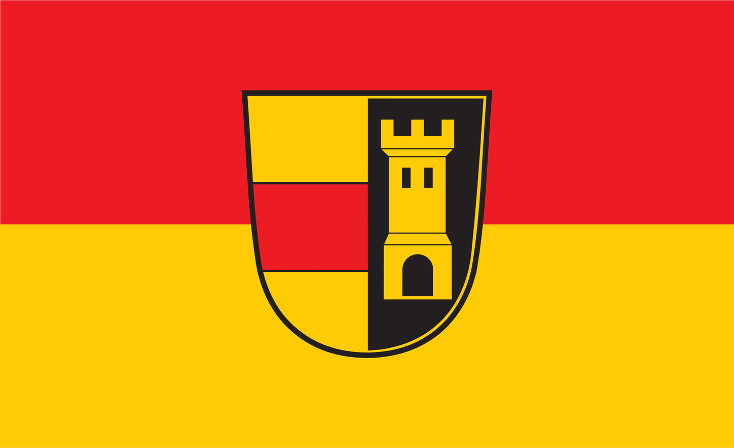 Heidenheim Kreis Flagge Baden Württemberg