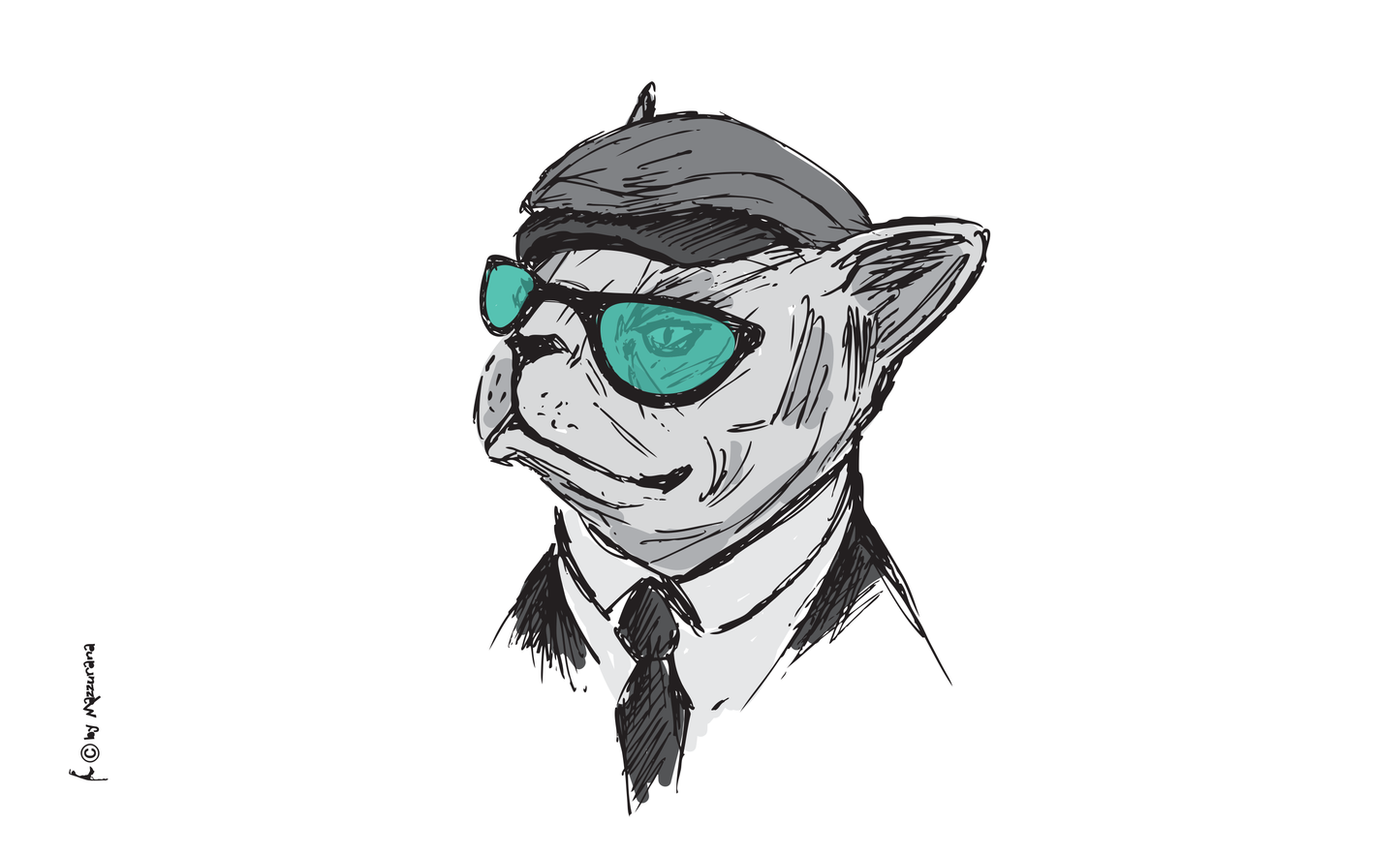 Hund Cool Flagge, Hundeflagge ,Tierflaggen, Sportflaggen, Vereinsfahnen, Verbandsflaggen