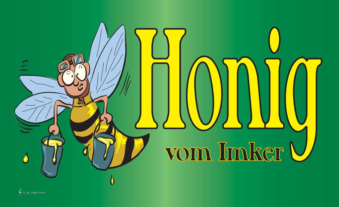 Imkerhonigflagge, Verkauf, Werbung ,Marketingflaggen