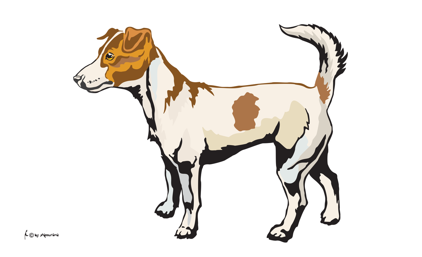 Jack Russel Flagge, Hundeflagge ,Tierflaggen, Sportflaggen, Vereinsfahnen, Verbandsflaggen