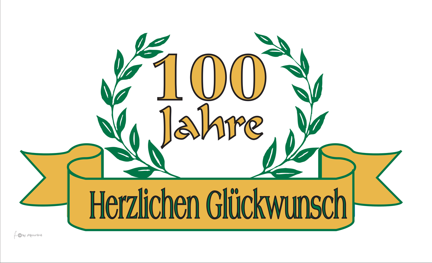 Anniversary flag, 100 years, festivities, parties, celebrations, family gatherings, party flags