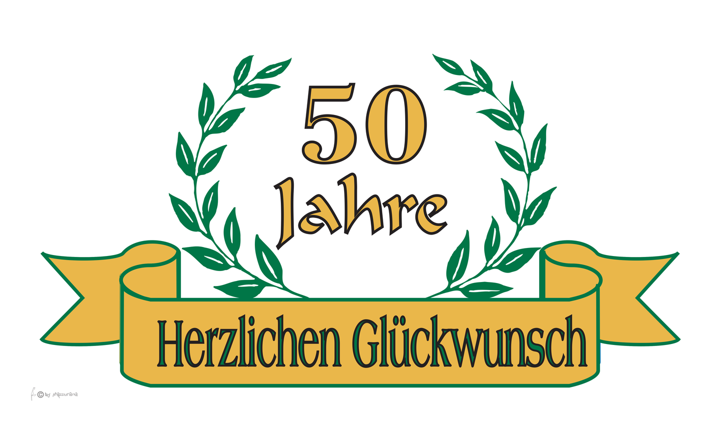 Anniversary flag, 50 years, festivities, parties, celebrations, family gatherings, party flags