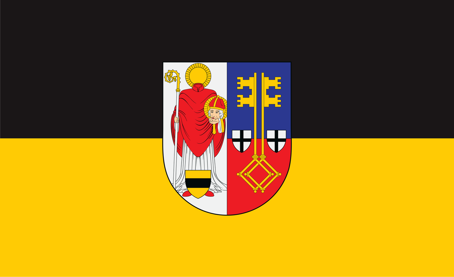 Krefeld Flagge, Nordrhein Westfalen