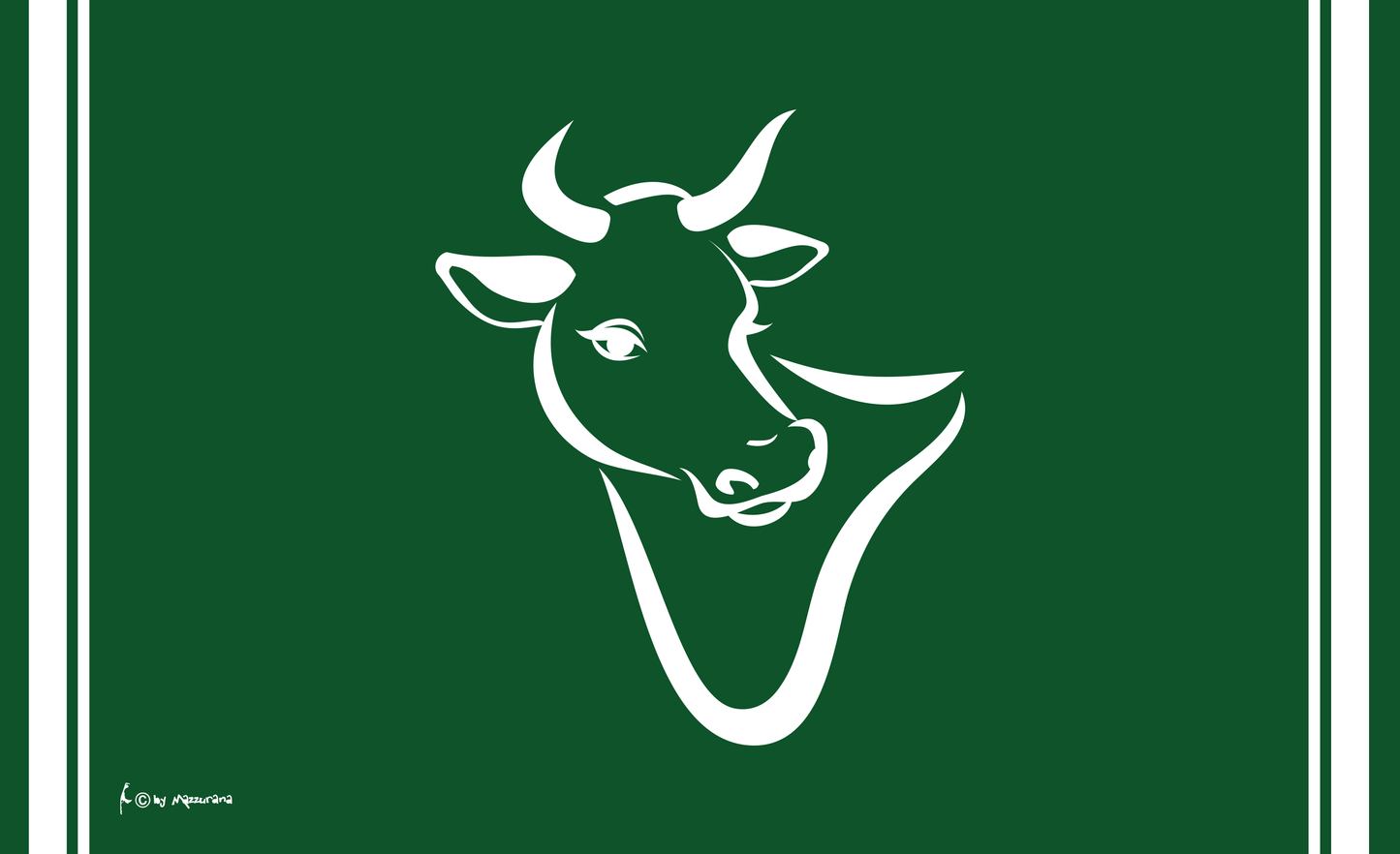 Kuhkopf Logo Flagge, Kühe, Kuhflagge