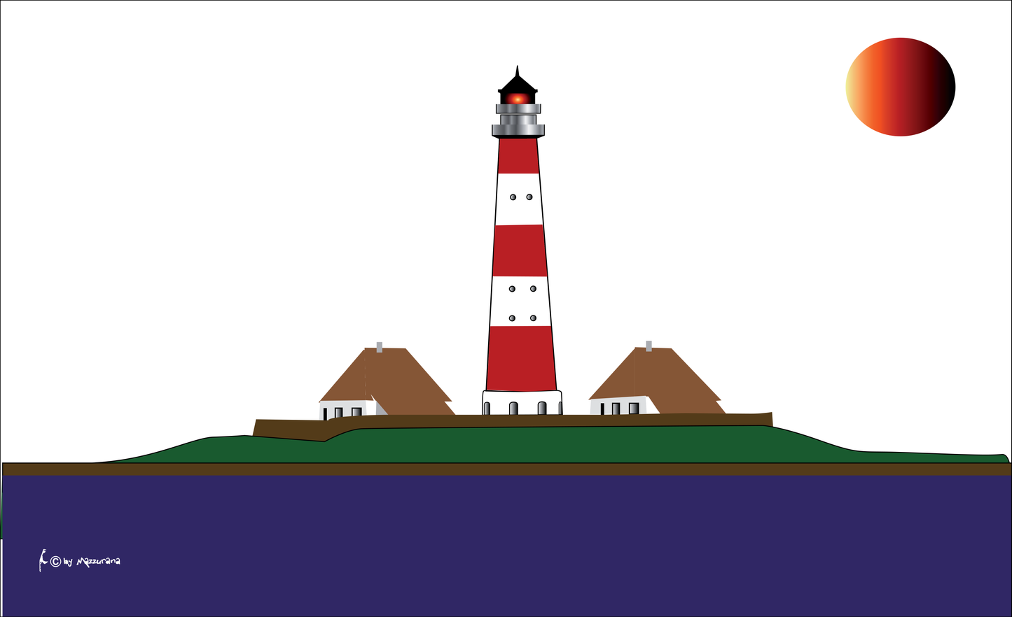 Leuchtturm Westerhever-Flagge, Maritimes