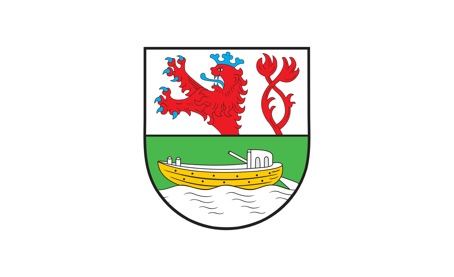 Leverkusen Flagge alt, Nordrhein Westfalen