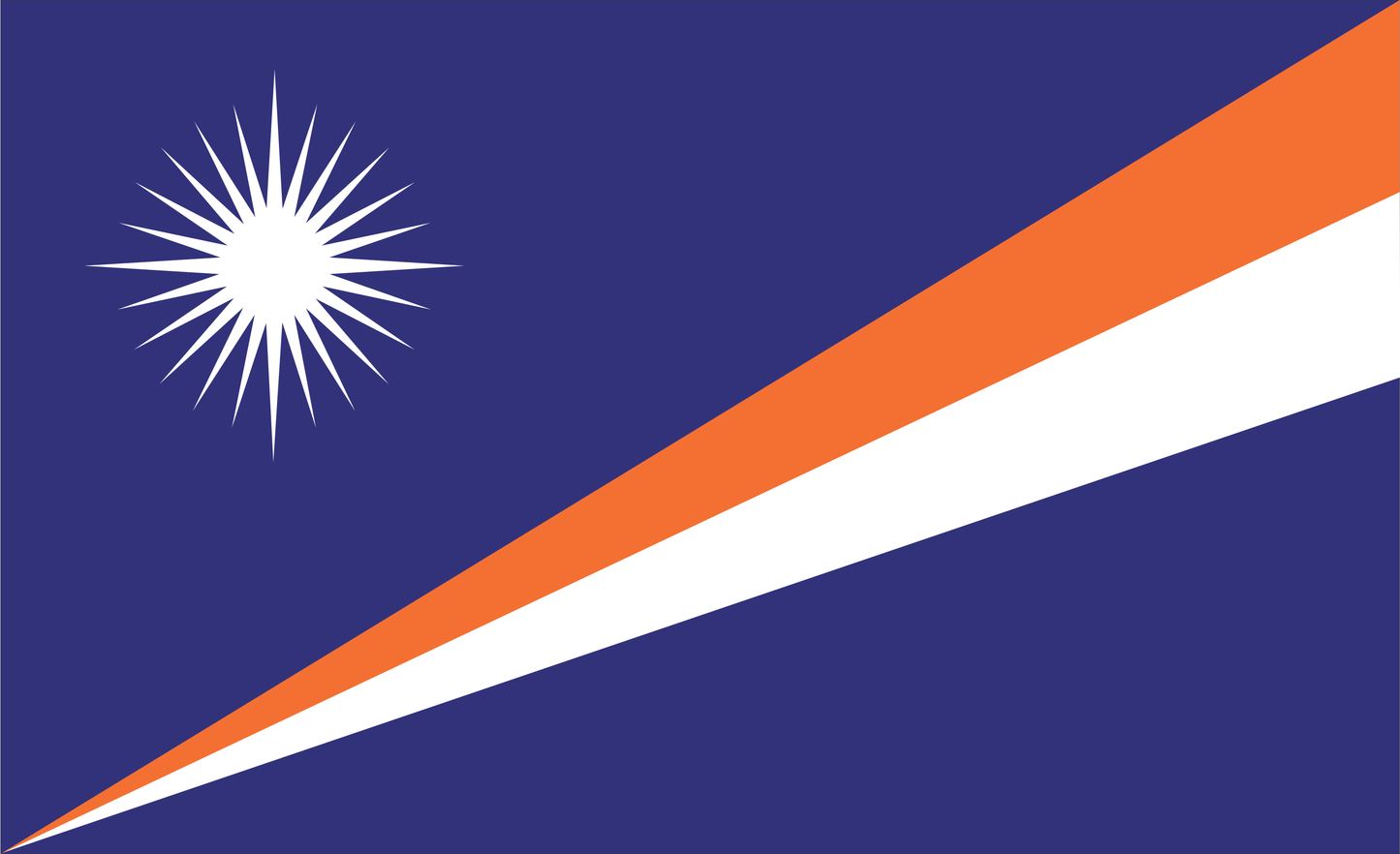 Marshall Inseln-Flagge, Insel, Nationalfahnen