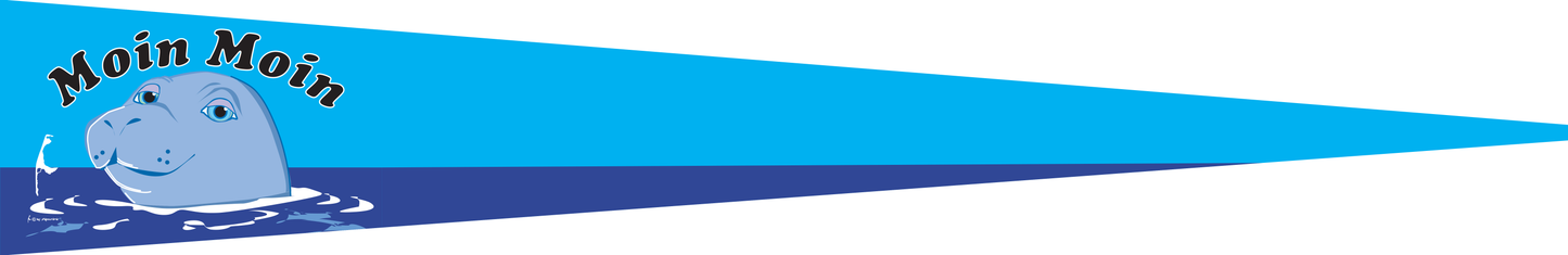 Wimpel Moin Moin Seerobbe