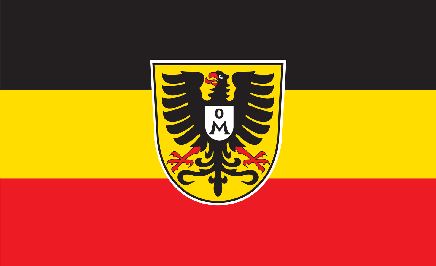 Mosbach Flagge Baden Württemberg