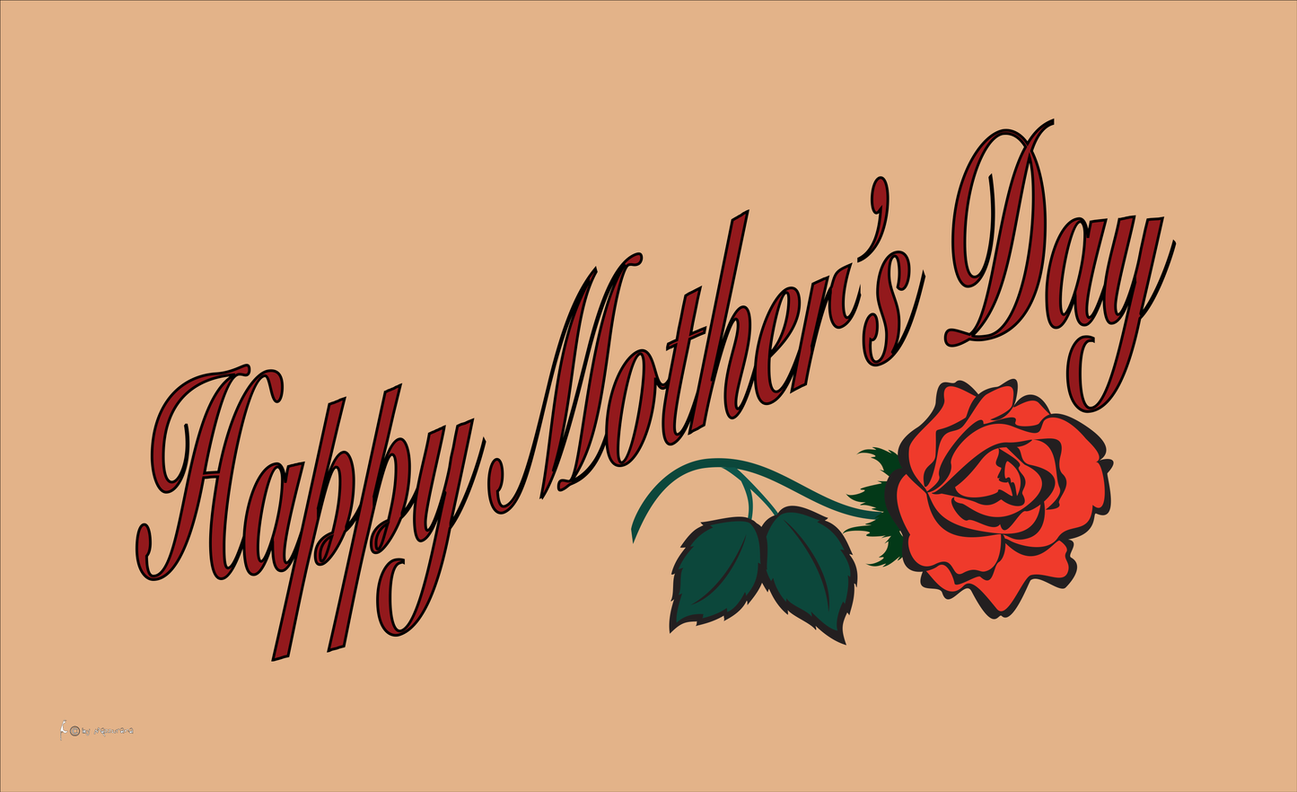 Mother´s Day-Flagge, Liebe, Hochzeit, Partnerschaft