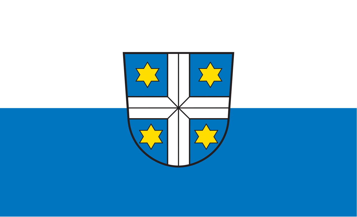 Neulussheim Flagge Baden Württemberg