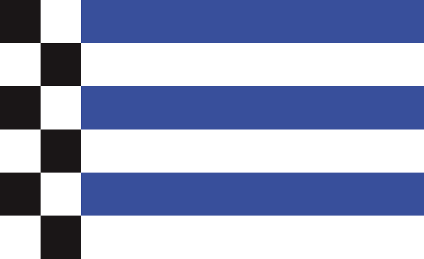 Norderneyflagge, Deutsche Inselnflagge, Deutschland, Bundesländerflaggen, Gemeindeflaggenlagge