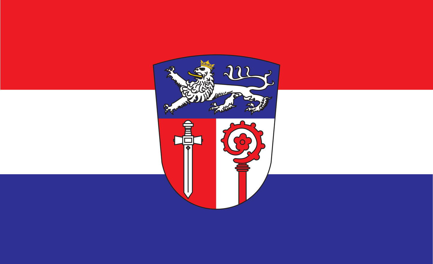 Ostallgäu Kreis Flagge Bayern