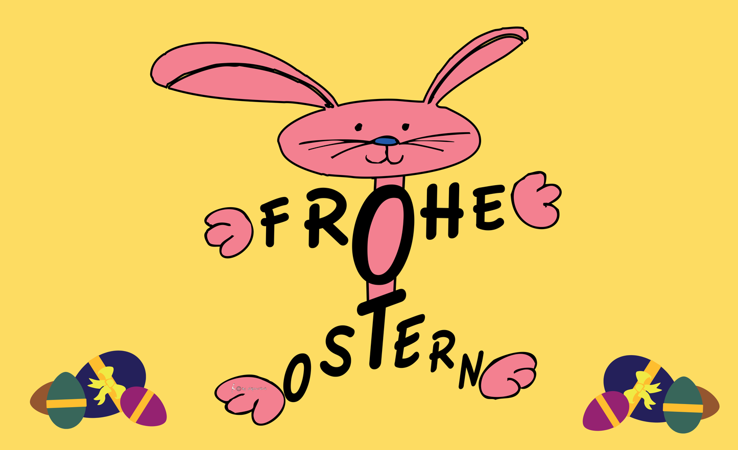 Oster-Flagge,Ostern im Hasen, Osterflagge